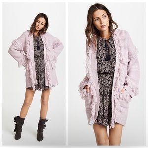 Rebecca Minkoff Berea Fringe Cardigan